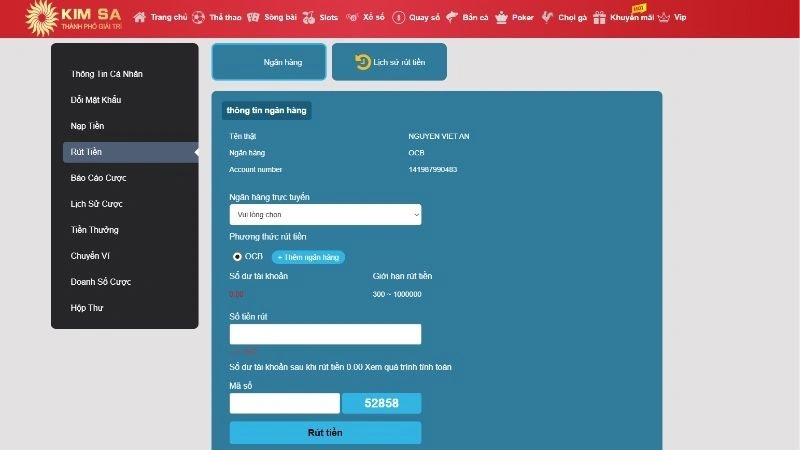 Các thao tác rút tiền nhanh chóng cho newbie